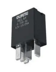 24V Micro Change Over Relay with Resistor - 10/15A-0-728-23