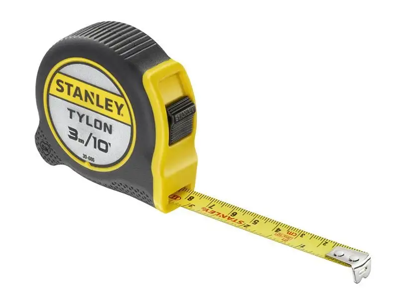 STANLEY Hand Tools Tylon Pocket Tape 3m/10ft (Width 13mm) Loose