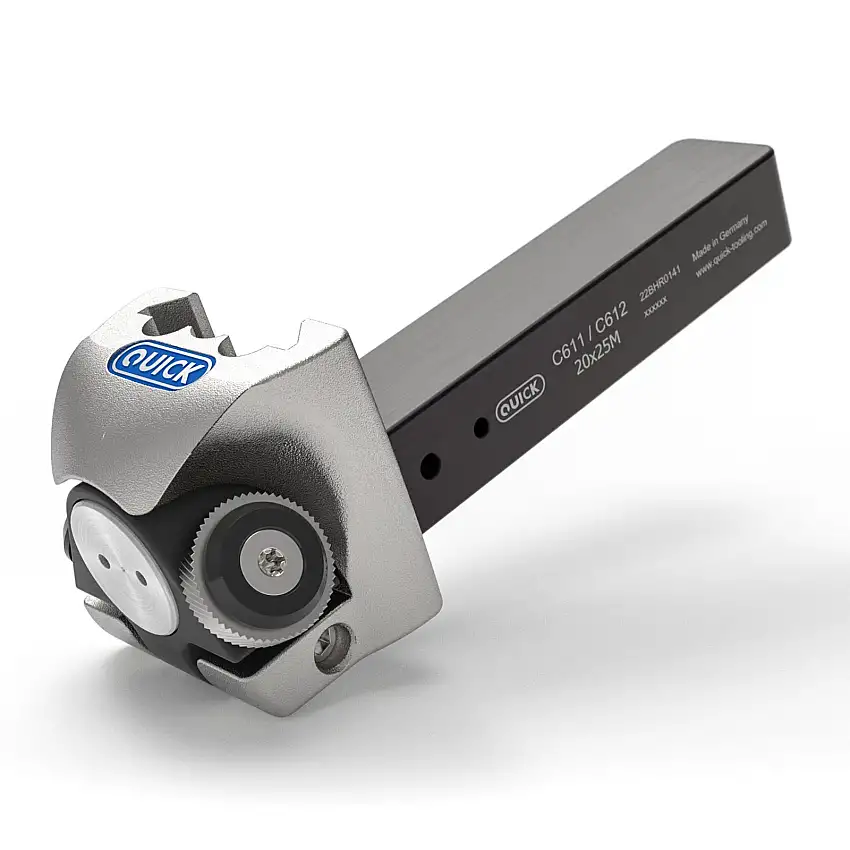 Cut Knurling Holder with Coolant Holes for 3-250mm Workpiece - C611 (Quick)