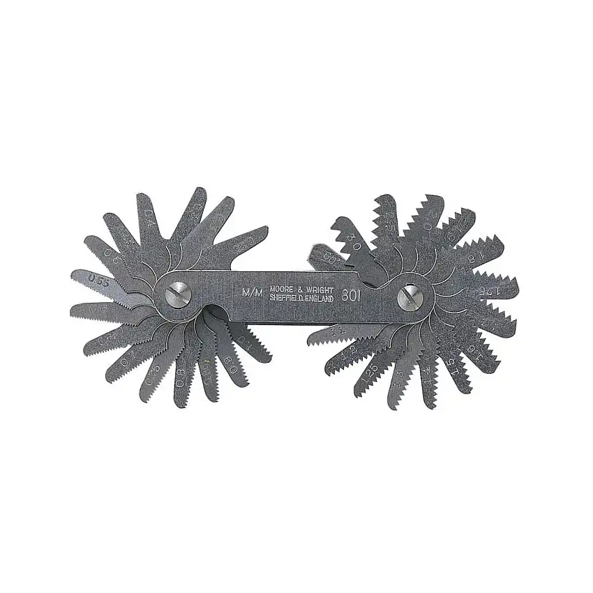 SI Metric Screw Pitch Gauges (Moore & Wright)