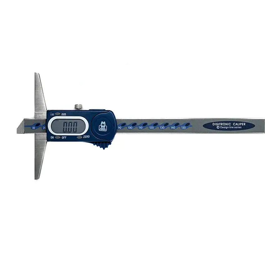 0-150mm/0-6" Digital Depth Caliper Without Hook (Moore & Wright)