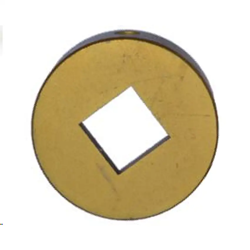 10mm EG70 Sintered Coated Square Inserts for External Rotary Broaching (Poliangolar)