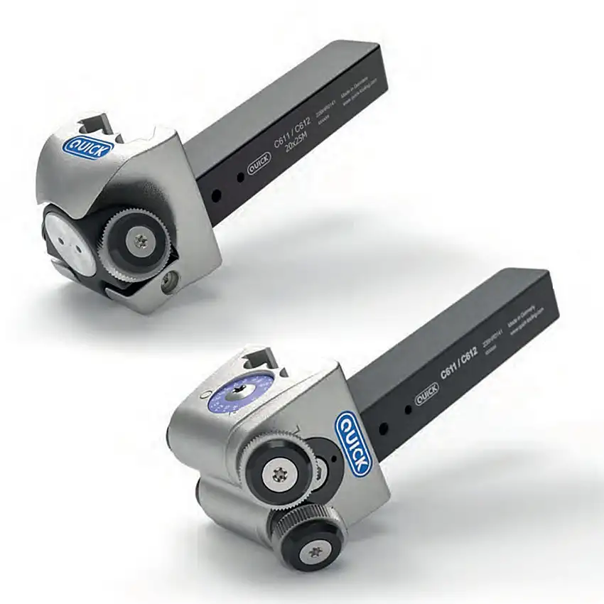 10-16mm Single & Double Cut Knurling Holder Set for 14.5mm Wheel (P669-0206) - C610 (Quick)