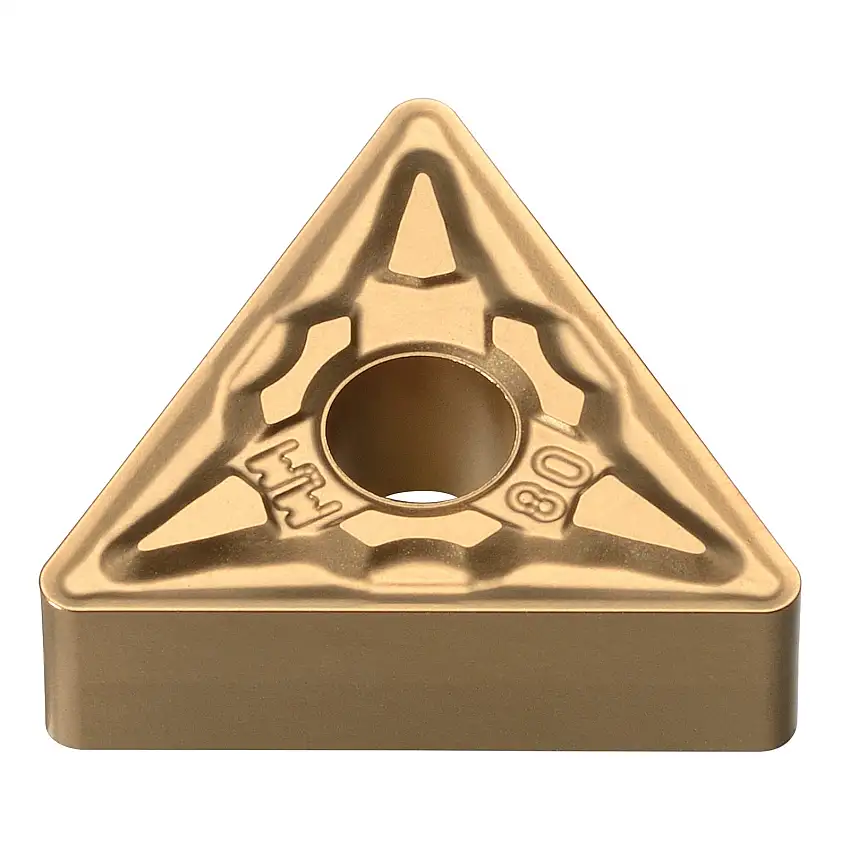 TNMG160404-MM-NC9135 Carbide Turning Inserts, NC9135 Grade (Medium-Low Speed Stainless Steel & Exotic Medium-Interrupted Turning), MM Medium Chipbreaker (Korloy)