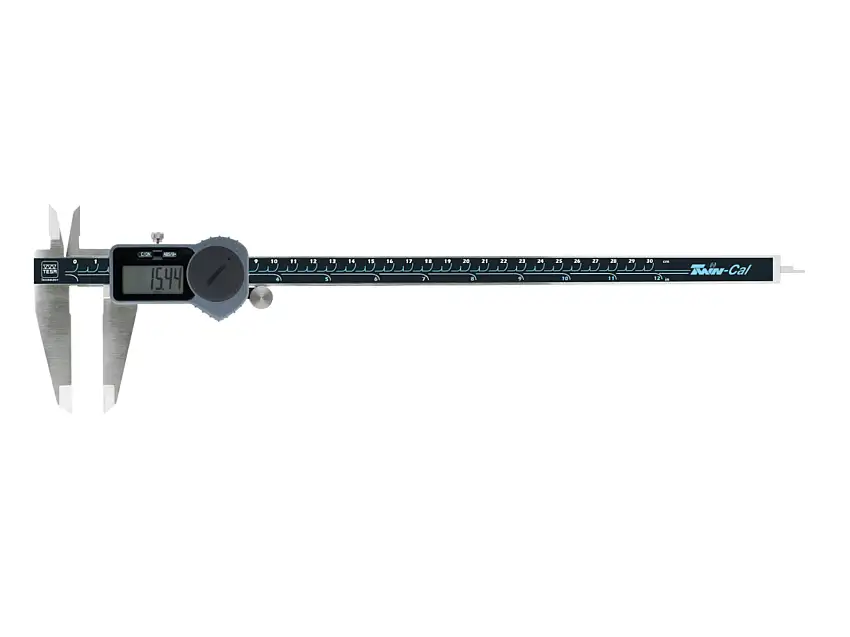 Tesa Twin-Cal Digital Caliper 0-300mm/0-12" IP40 (Square Depth Rod & Thumb Roller) 00530096
