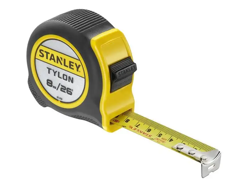 STANLEY Hand Tools Tylon Pocket Tape 8m/26ft (Width 25mm) Loose
