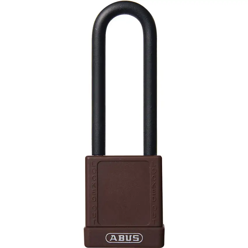 Abus 74/40HB75 40mm Aluminium Padlock 1-Key 75mm Long Shackle Brown