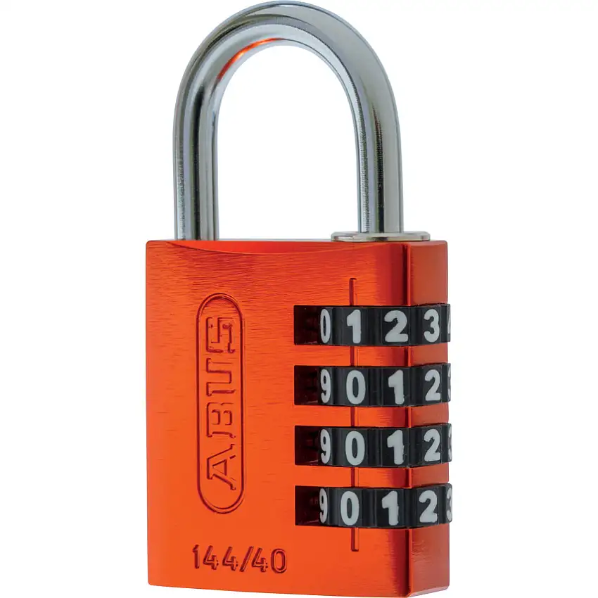 Abus 144/40 ORANGE COMBINATION PADLOCK 40mm