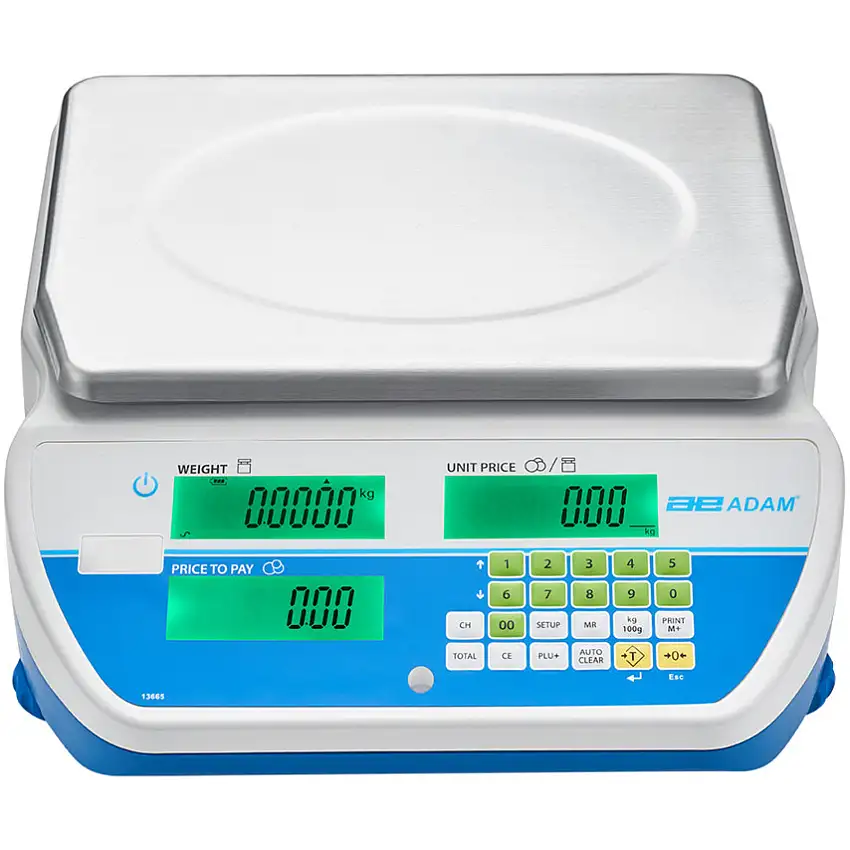 Adam Equipment SWZ 15D PORTABLE RETAIL SCALE 15KG CAPACITY, 0.002KG READABILITY