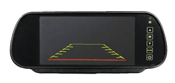 CCTV Kit - 7" Colour Mirror Monitor - 12/24V-0-775-48