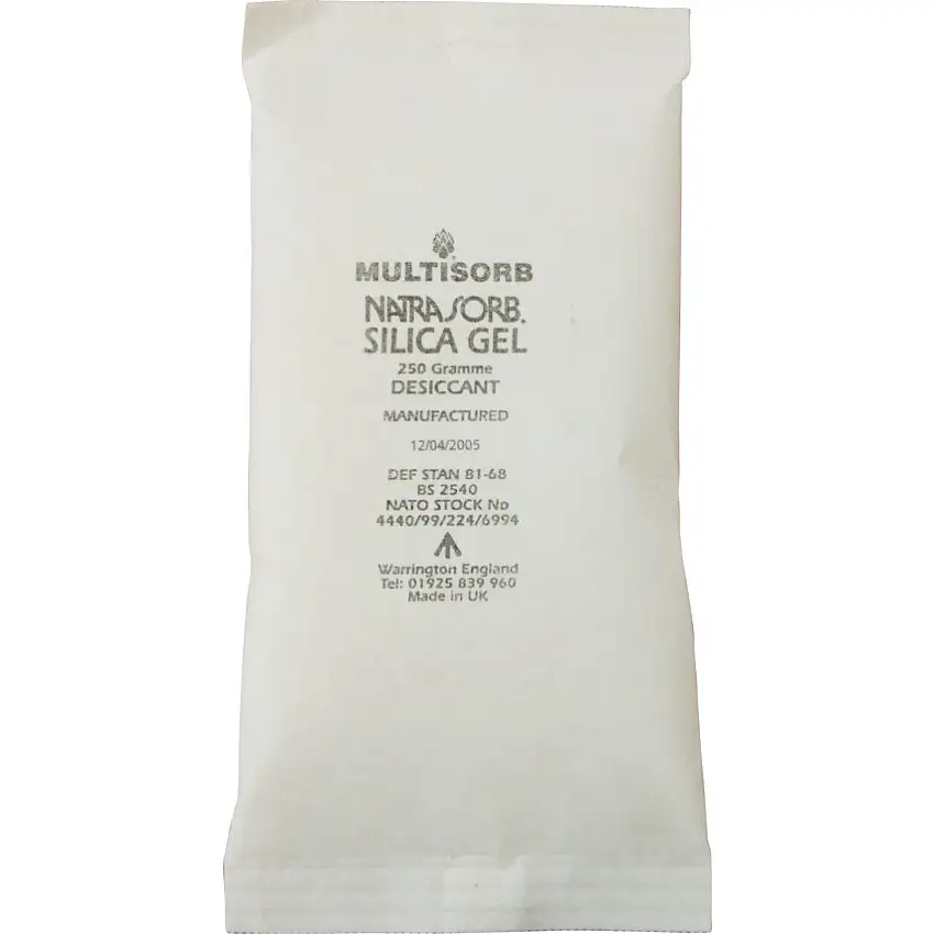 (Unbranded) SILICA GEL 250gm SACHETS(BOX-75)