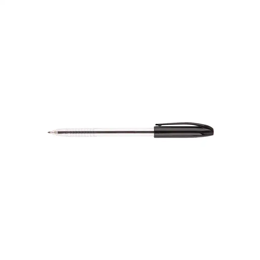 (Unbranded) Security Ink Series, Ballpoint Pen, Black, Medium Tip Size, 0.5mm Line Width, Pack of 20