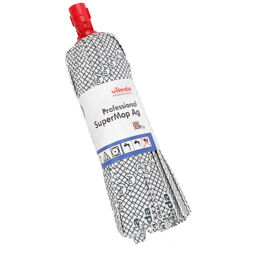 Vileda Professional Socket Mop, Synthetic Yarn, Red, 142g Head