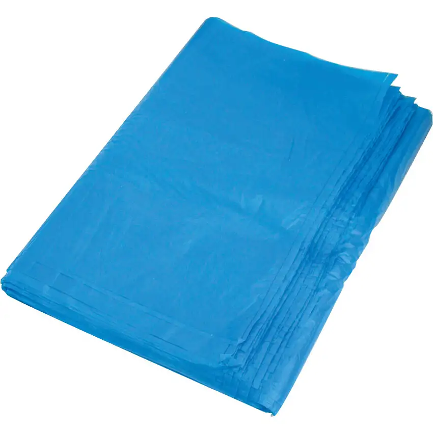 (Unbranded) Blue H/D Poly Bag 15 MIC (Pack of 1000)