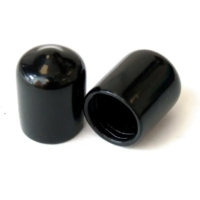 (Unbranded) VC406-8 10.31x12.70mm VINYL CAP BLACK (100)