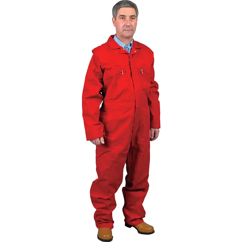 (Unbranded) WOODY OVERALL-RED SIZE 42"