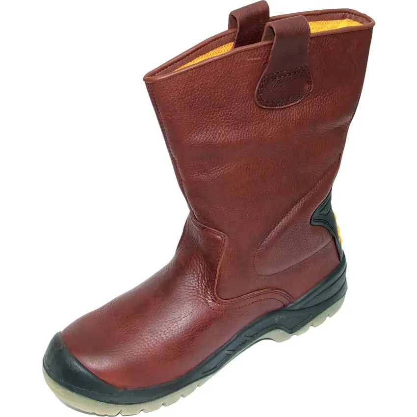 DeWalt Rigger 2 Men's Metal Rigger Boots, Size 11, Brown, Leather Upper, Steel Toe Cap, SB, EN ISO 20345:2011