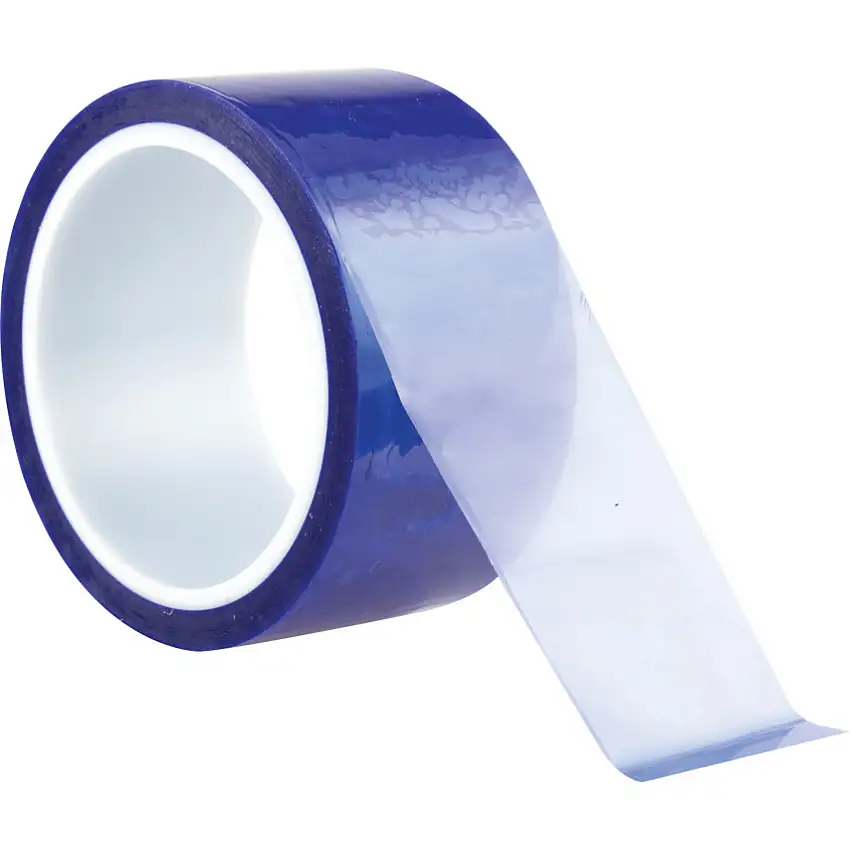 (Unbranded) 1601 BLUE POLYESTER SILICONE ADHESIVE TAPE 50mm X 33m