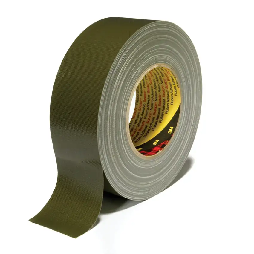 3M Duct Tape, Olive, 38mm x 50m x 0.26mm