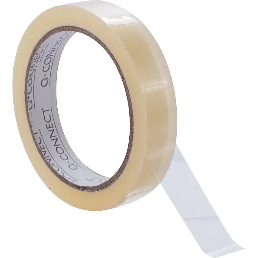 (Unbranded) Packaging Tape, Polypropylene, Clear, 19mm x 66m, Pack of 8