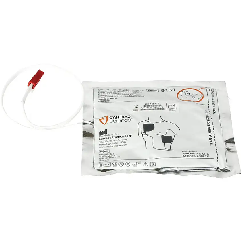(Unbranded) Cardiac Science Powerheart G3 Defibrillator Pads, Pair