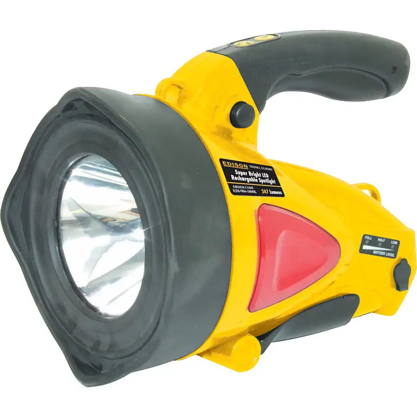 Edison Spotlight, LED, Rechargeable, 247lm, 250m Beam Distance