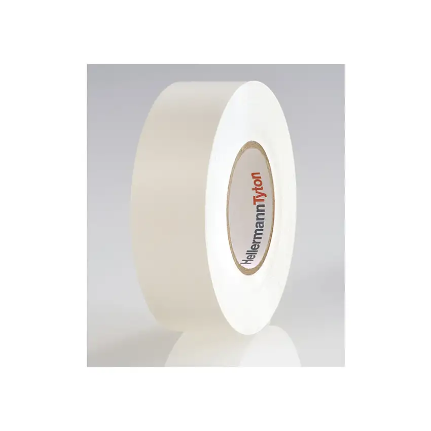 HellermannTyton HelaTape Flex 15 Electrical Tape, Vinyl, White, 19mm x 20m, Pack of 10