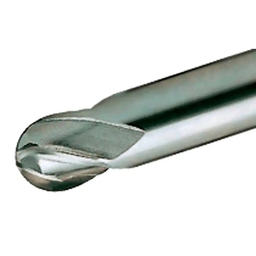 Iscar 3 x 4 x 48mm 4 Flute Solid Carbide AlTiN Coated Ball Nose Mill with Straight Shank