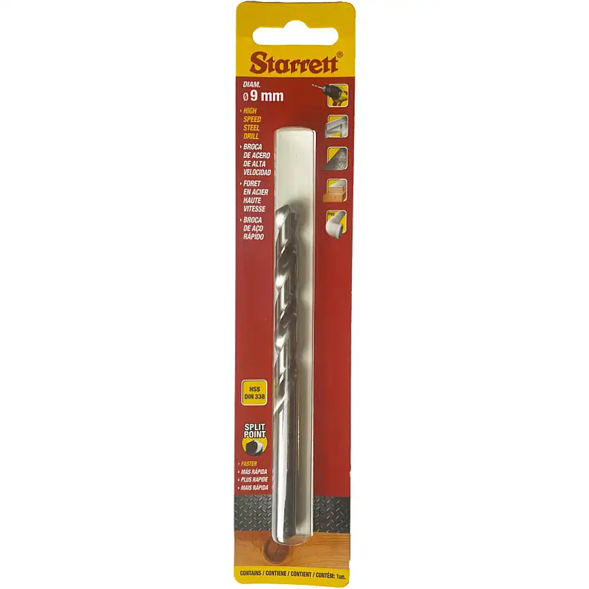 Starrett HSS SPLIT POINT 9X125MM