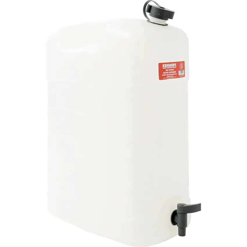 Kennedy Water Container, 35L, HDPE, Compatible with Water