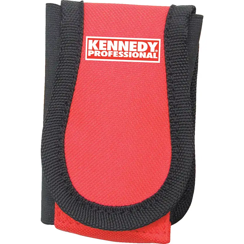 Kennedy Tool Pouch, Polyester, Red/Black, 80 x 165mm