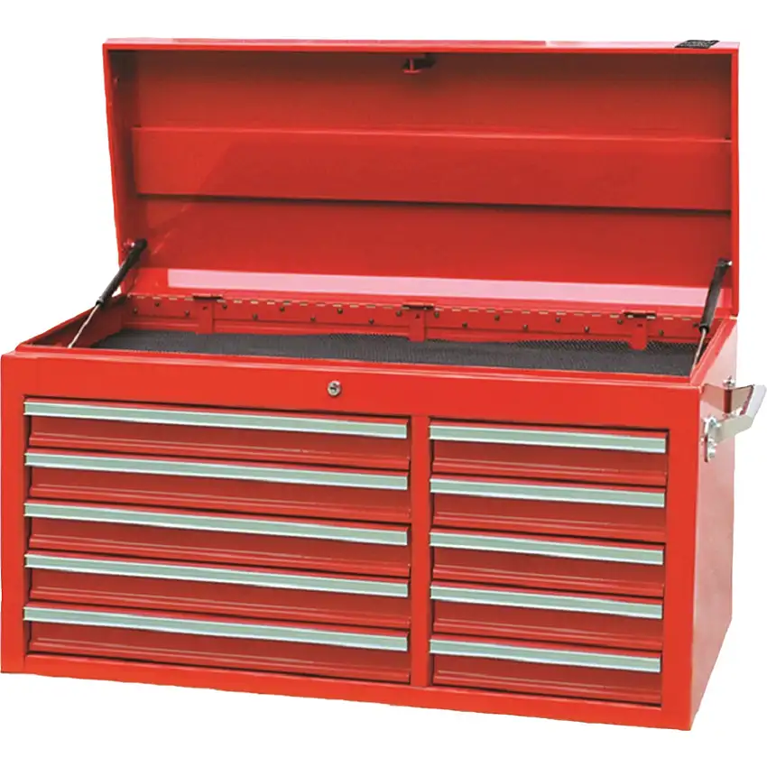 Kennedy Tool Chest, Classic - Extra Wide, Red, Steel, 10-Drawers, 552 x 1051 x 445mm, 225kg Capacity