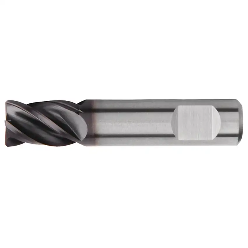Kennametal 4 x 7 x 38mm 4 Flute Solid Carbide AlTiN Coated Square End Mill with Weldon Shank