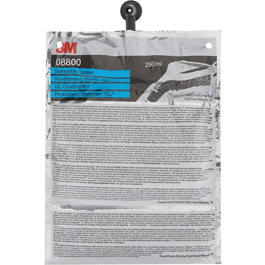 3M 08800 TWO PART SPRAYABLE GREY SEALER (250ml)