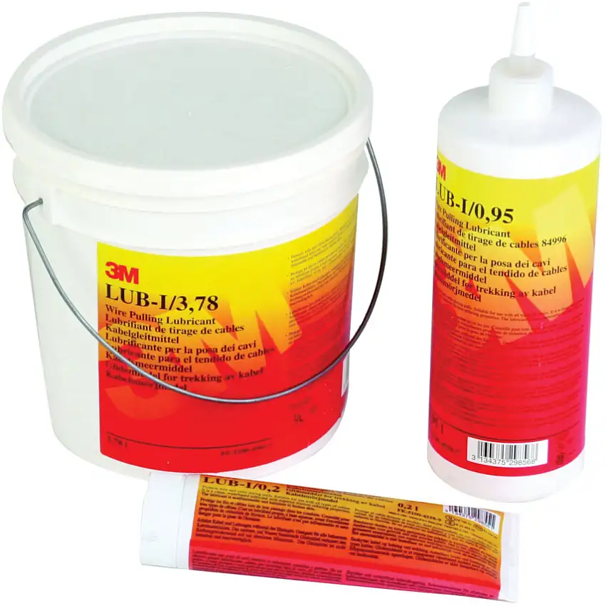 3M LUB-P, Cable Pulling Lubricant, Tub, 18.93ltr