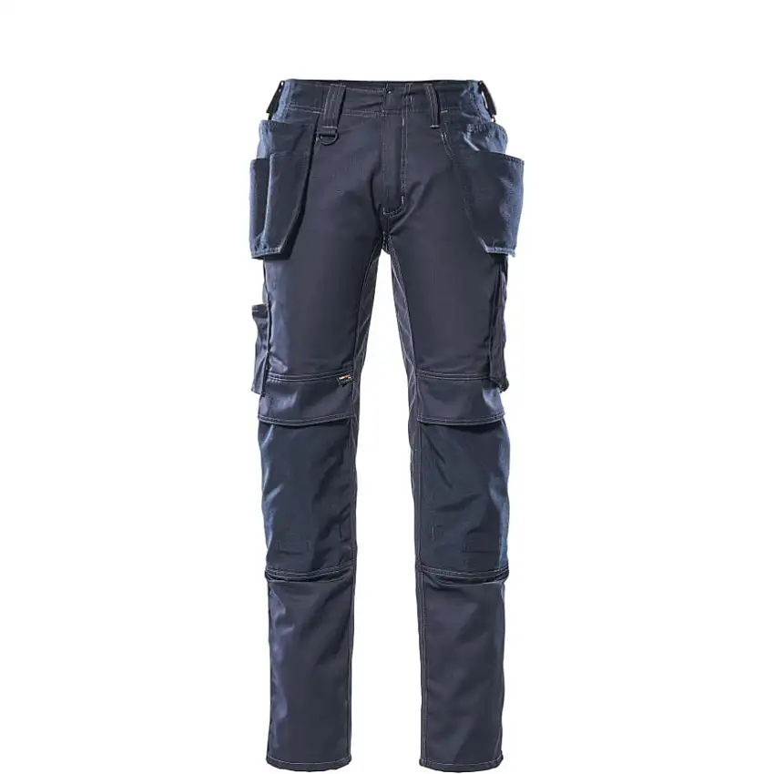 Mascot UNIQUE, Work Trousers, Men, Navy Blue, Poly-Cotton, Waist 34.5", Short