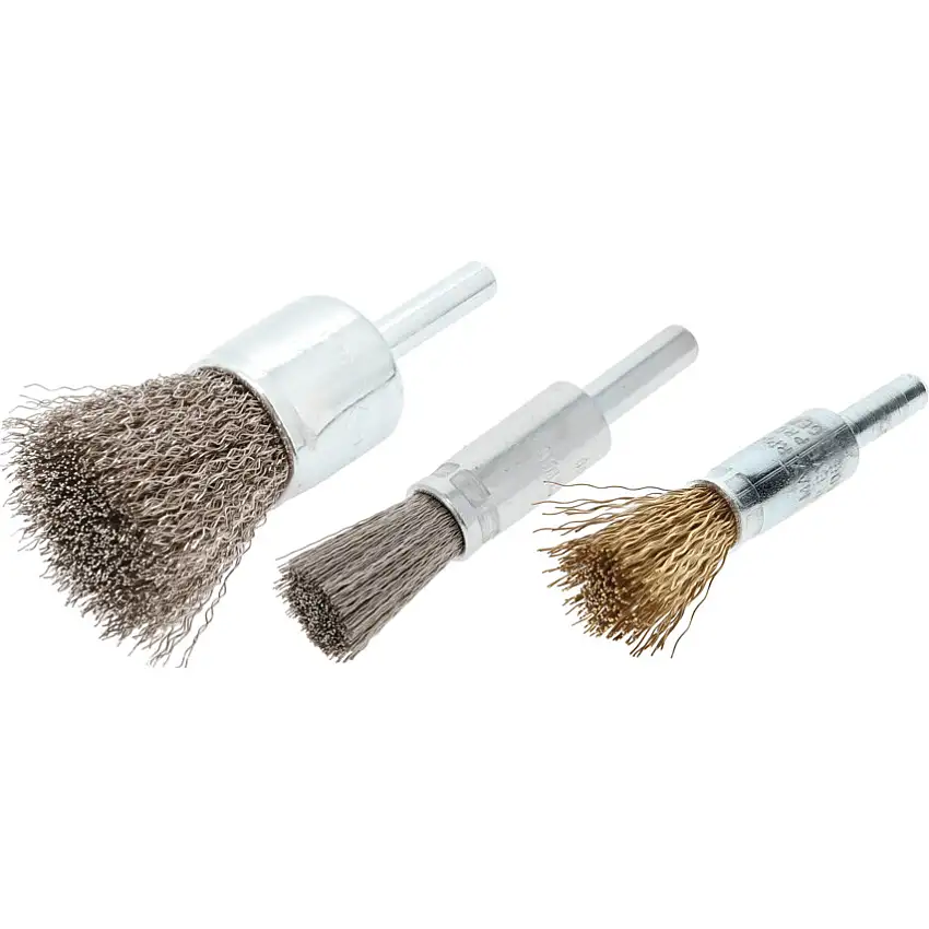 Osborn Polishing END BRUSH D17 SHANK 6 CRIMPED STAINLESS STEEL WIRE 0,20 T25 ON DI