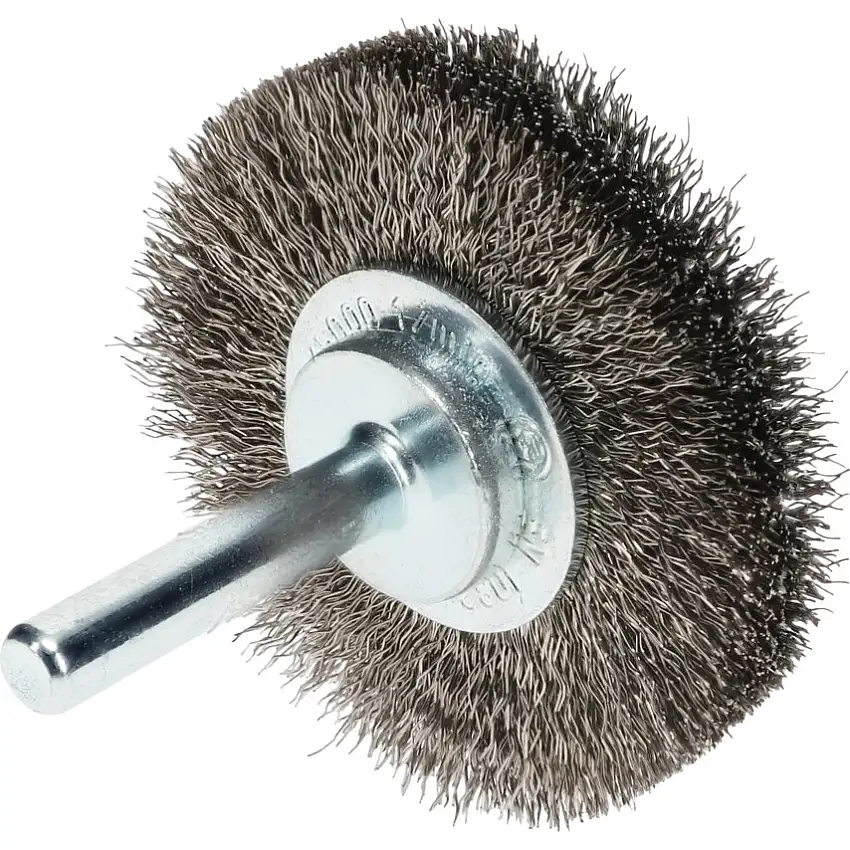 Osborn Polishing ROTARY BRUSH D50X10 SHANK 6 CRIMPED STAINLESS STEEL WIRE 0,20 T13