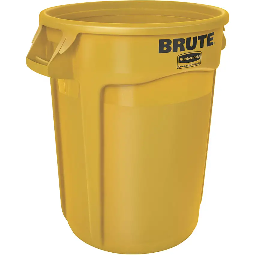 Rubbermaid BRUTE ROUND CONTAINER 121.1L YLW