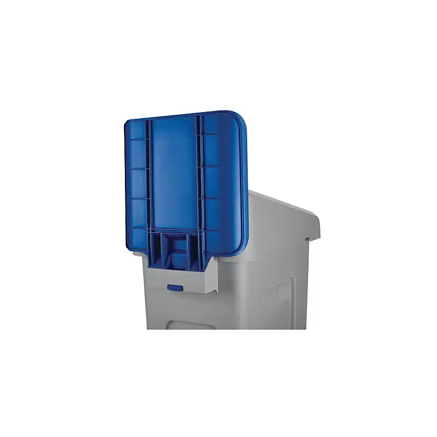 Rubbermaid Slim Jim Recycling Station Billboard Blue