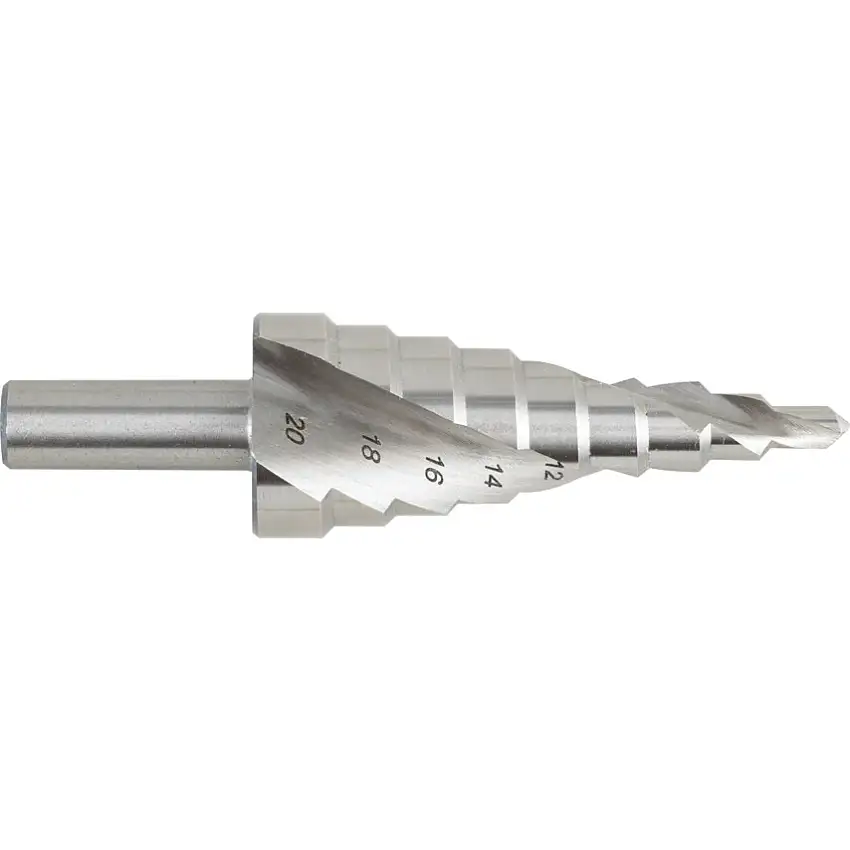 Sherwood Step Drill, 4 to 20, High Speed Steel