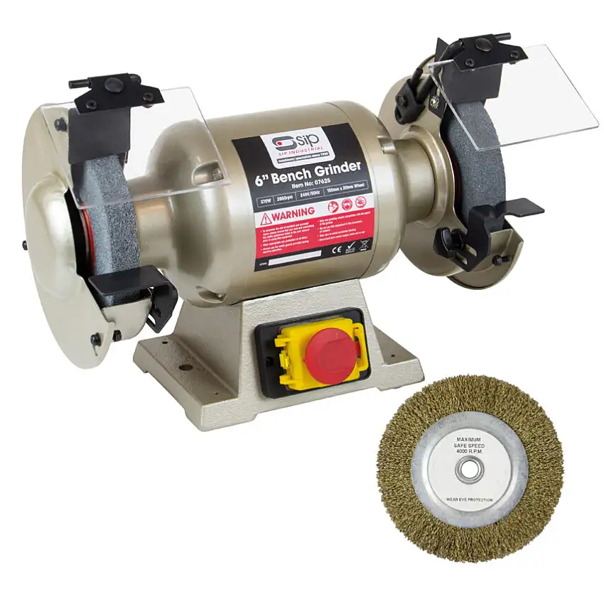SIP 07625, Professional Bench Grinder, 20mm x 150mm, 240V, 350W