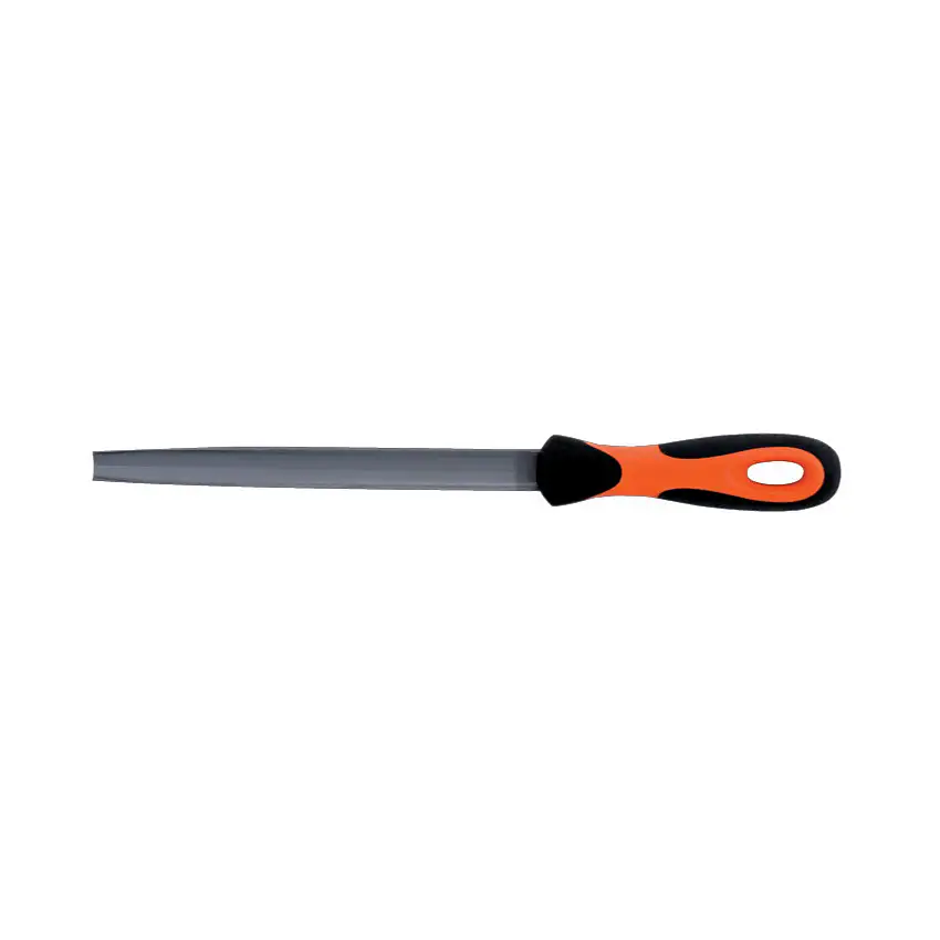 Bahco 150mm (6") Half Round Second Engineers File With Handle