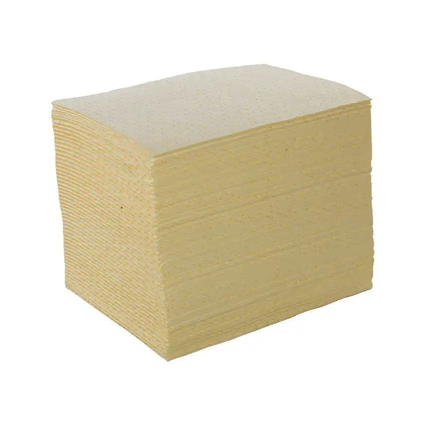 Ecospill Chemical Absorbent Pad, 0.5L Absorbent Capacity, 50cm x 40cm, Pack of 200