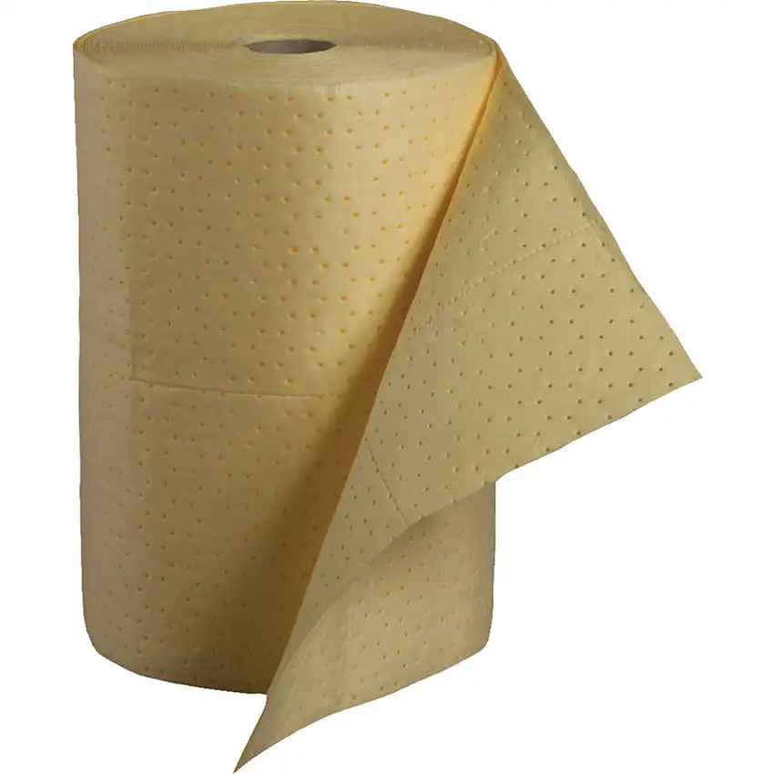 Ecospill Chemical Absorbent Roll, 120L Absorbent Capacity, 50cm x 40m