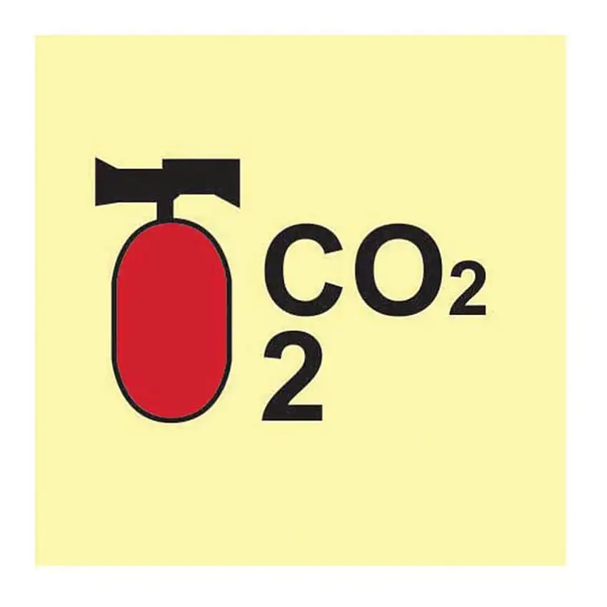 Centurion Europe PORTABLE FIRE EXTINGUISHER CO2-PHS (150 X 150MM)