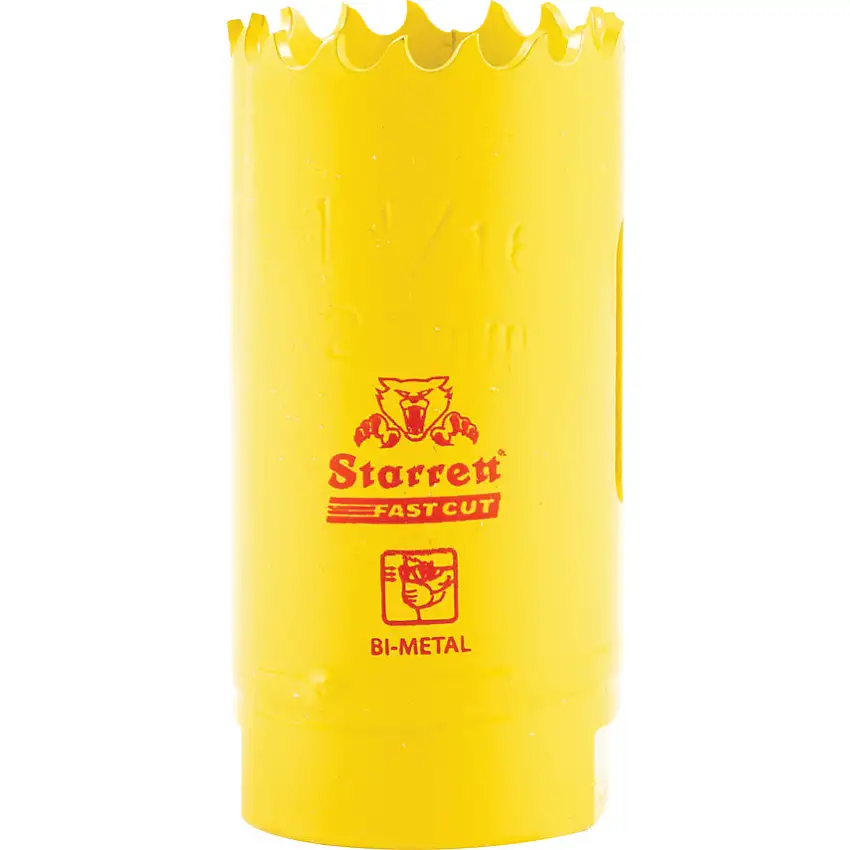 Starrett AX5045, Holesaw, 27mm x 41mm, Bi-metal High Speed Steel