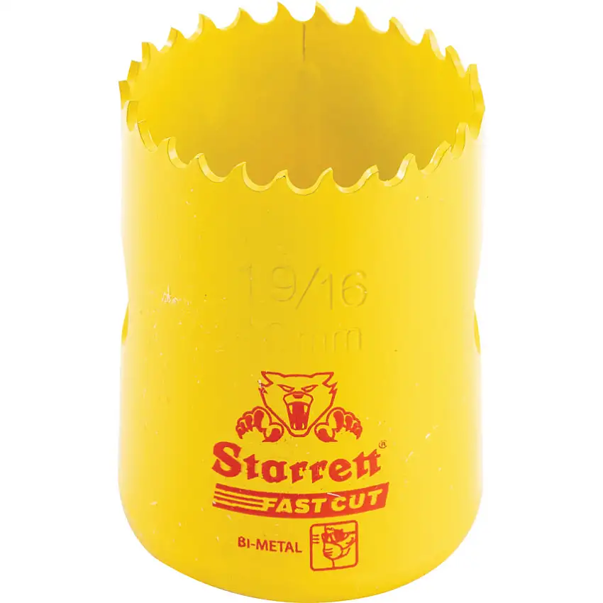 Starrett AX5085, Holesaw, 40mm x 41mm, Bi-metal High Speed Steel