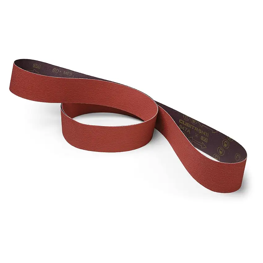 3M 100 x 289mm 80+ Grit Precision Shaped Ceramic Cloth Belt Cubitron II 947A