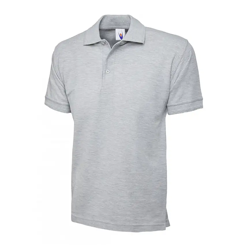 Uneek UC102 PREMIUM POLO SHIRT-HEATHER GREY XL)